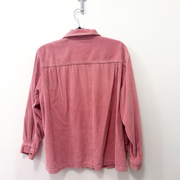 vintage LL bean pink corduroy button down - Picture 2 of 7